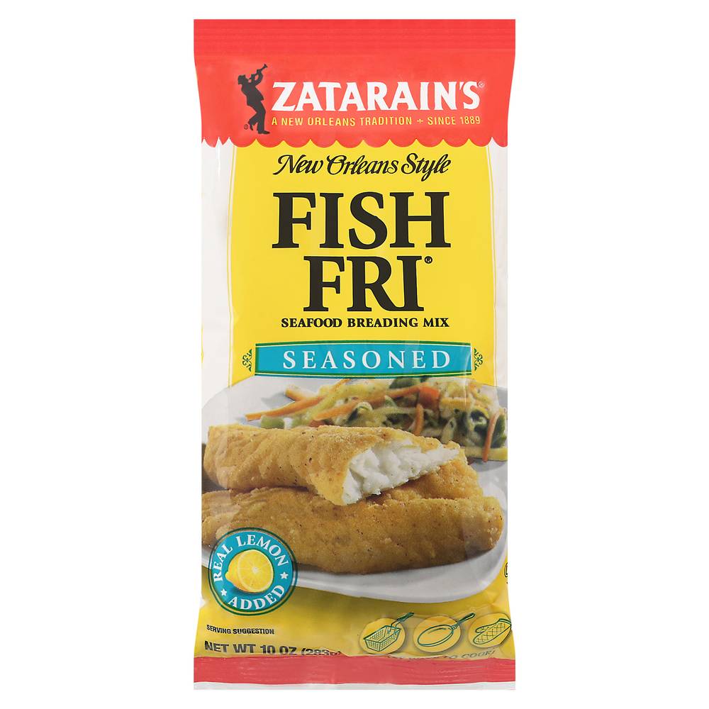 Zatarain's Fish Fry Seasoned Seafood Breading Mix (10 oz)