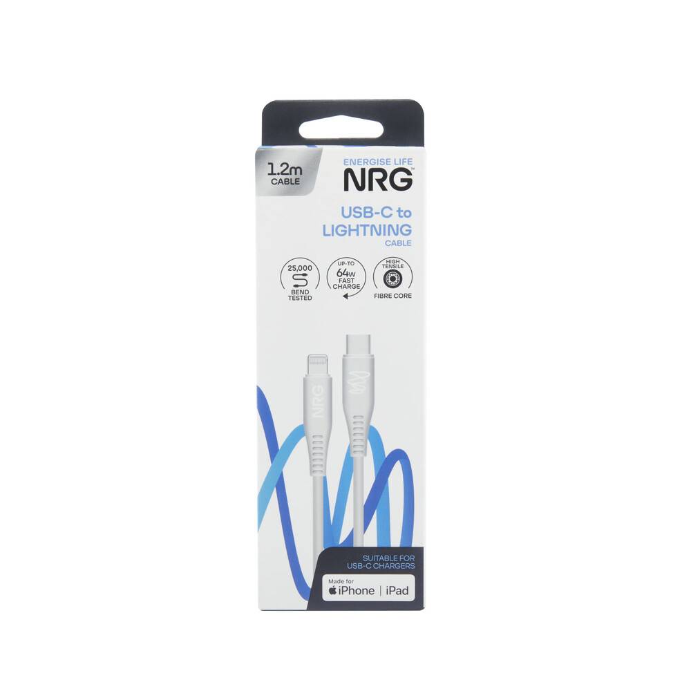 Nrg Usb-c To Lightning Iphone Chargers Cable Delivery Near Me 