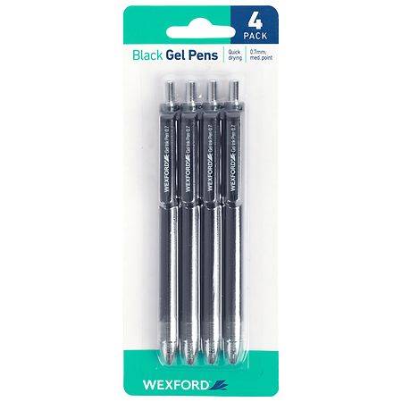 Wexford Retractable Gel Pens (4 ct)