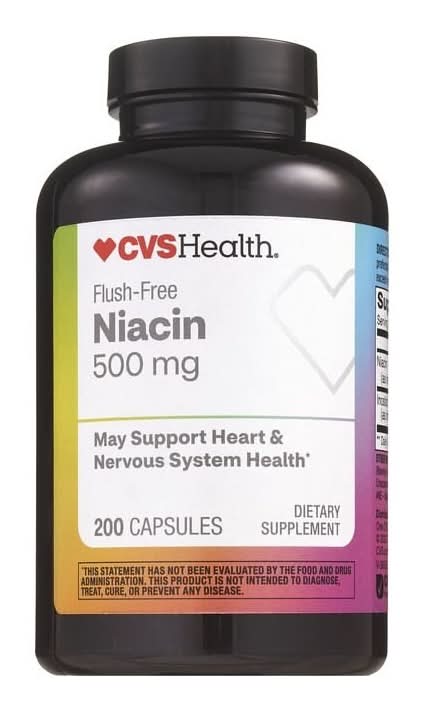 Cvs Flush Free Niacin Capsules, 200 Ct