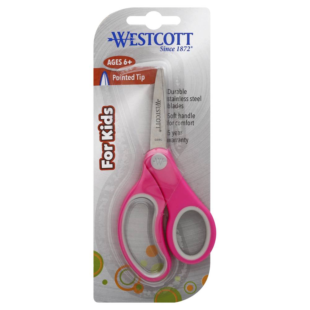 Westcott Kids Pointed Tip Scissors Ages 6+