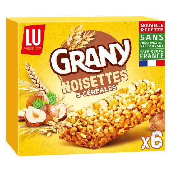 Lu - Grany barres de céréales (noisettes)