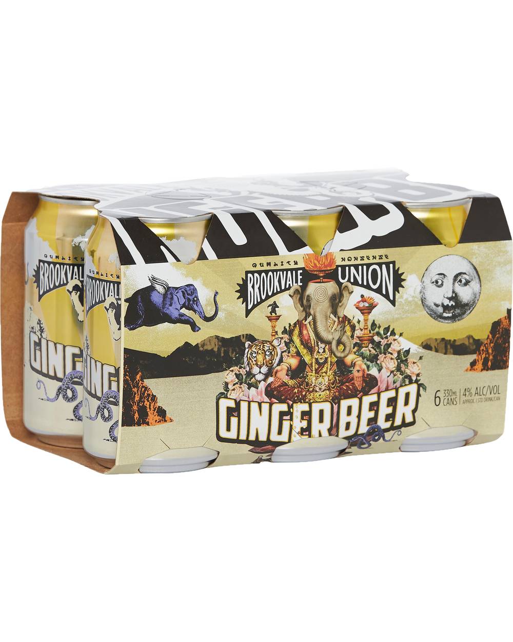 Brookvale Union Ginger Beer Can 6x330ml