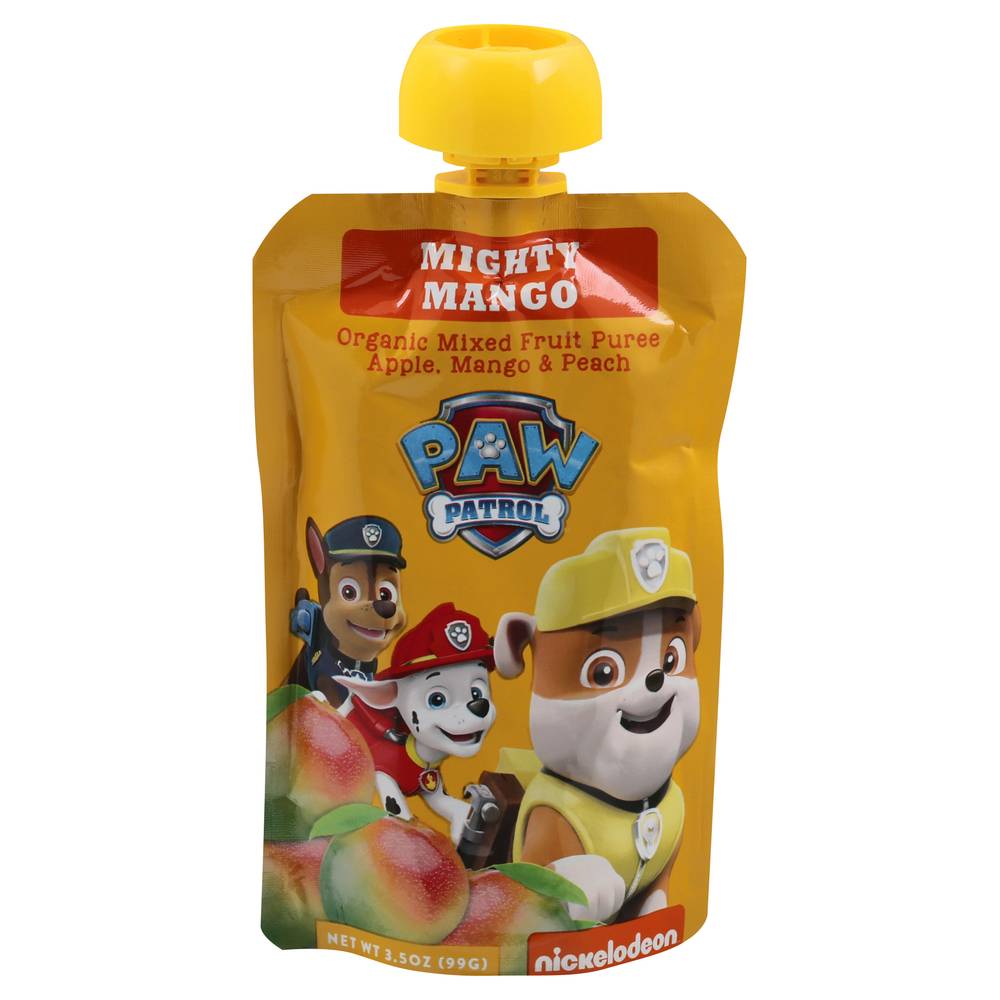 Nickelodeon PAW Patrol Mighty Mango Organic Blended Fruit Puree (3.5 oz)