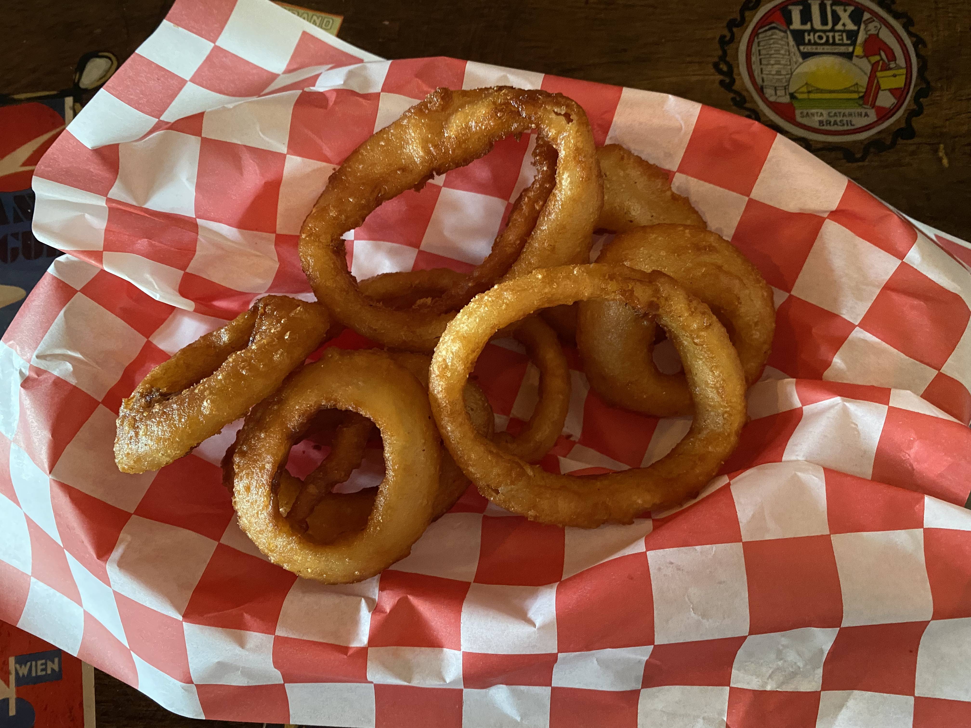 Order Onion Rings food online from Lindburgers store, Jupiter on bringmethat.com