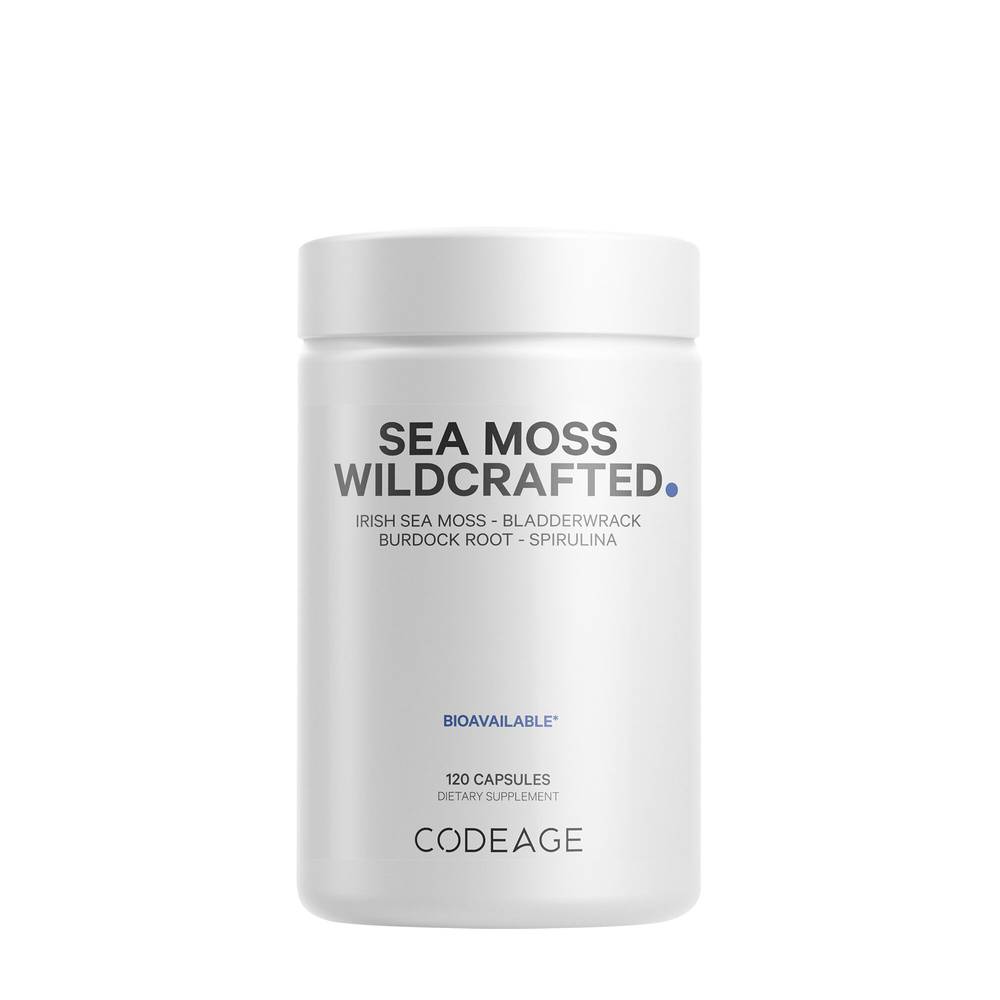 Codeage Sea Moss Wildcrafted Supplement Capsules (120 ct)