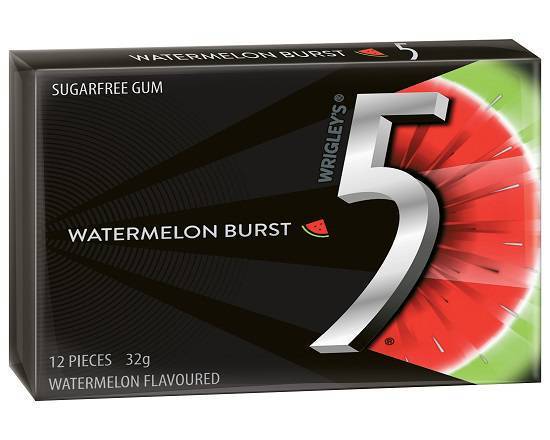 5 Gum Watermelon Burst 12pcs 32g