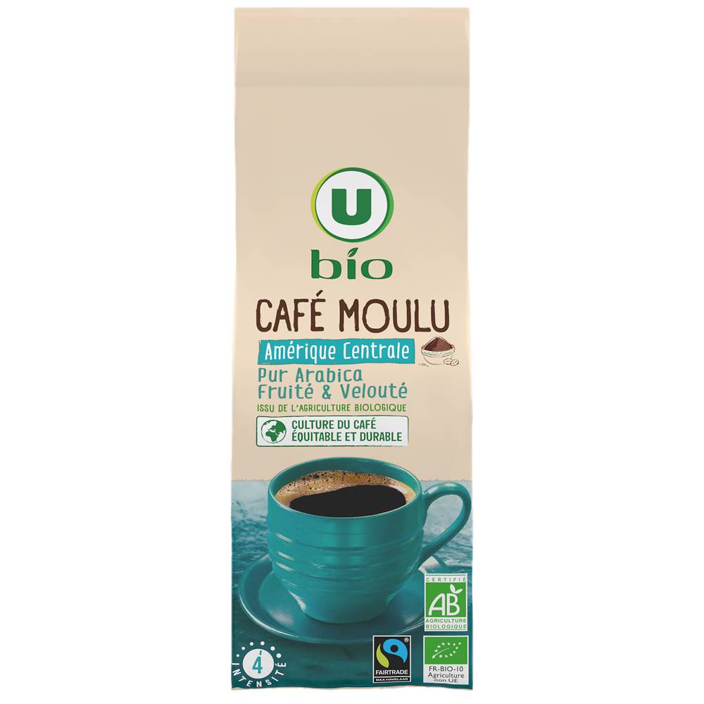 Les Produits U - Café molu pur arabica amérique centrale bio (250g)