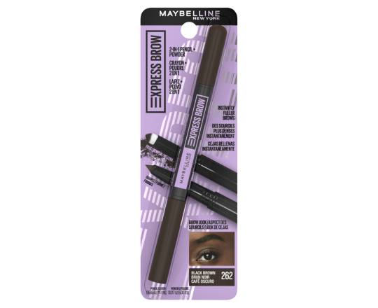 Maybelline Express Brow Duo Black Brown, 262