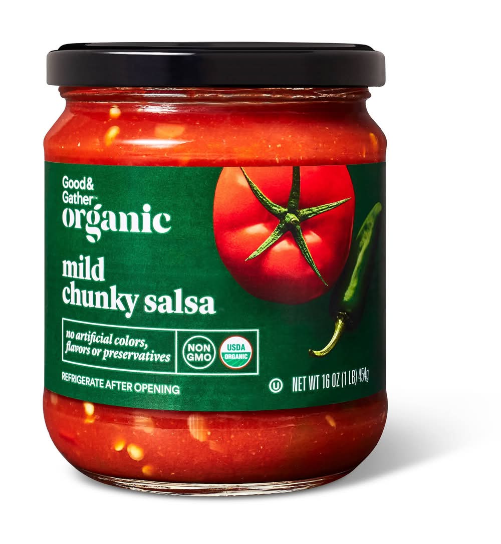 Good & Gather Organic Mild Chunky Salsa (16 oz)