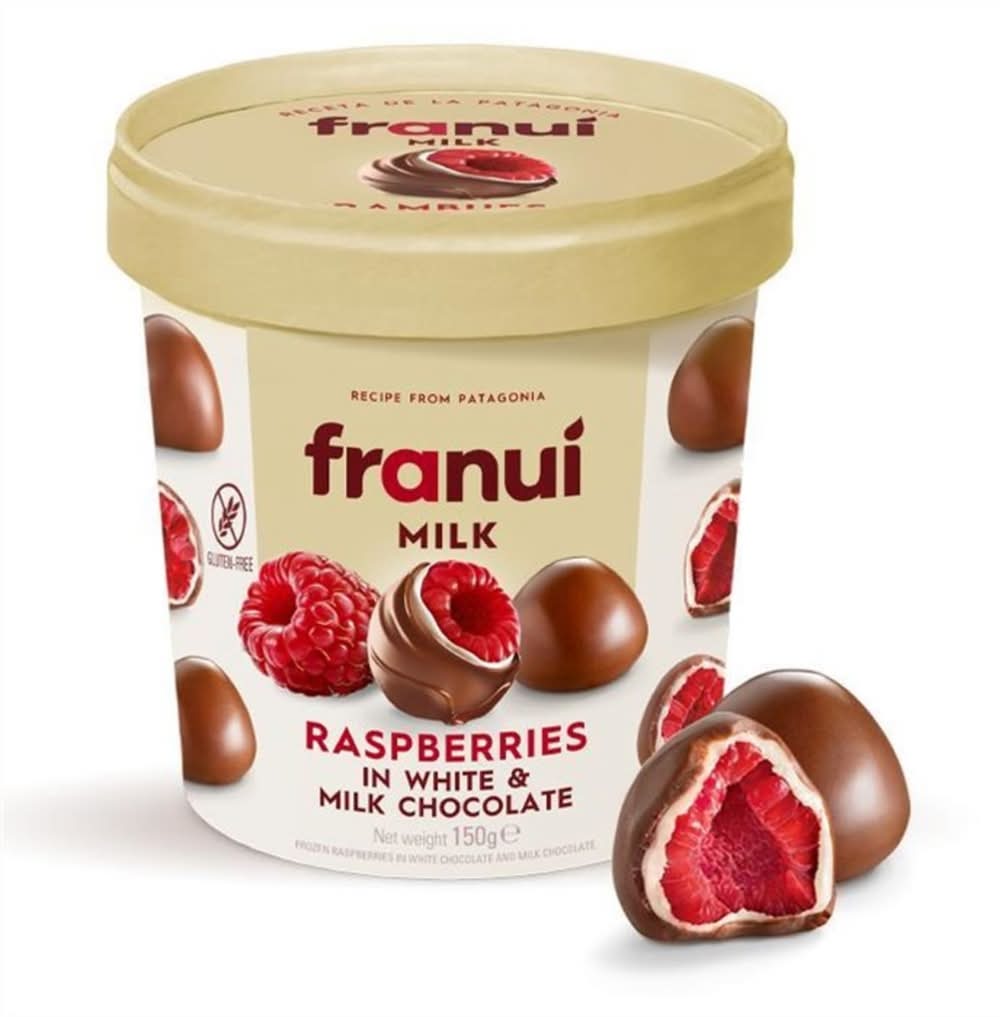 Franui Framboise Chocolat au Lait 150gr