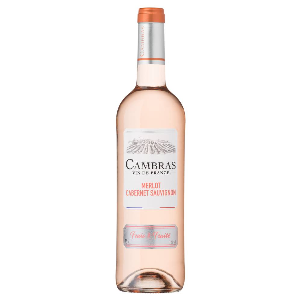 Cambras - Vdf merlot / cabernet sauvignon rose (750 ml)