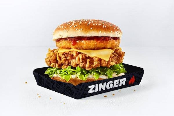 Zinger Tower Burger 🔥
