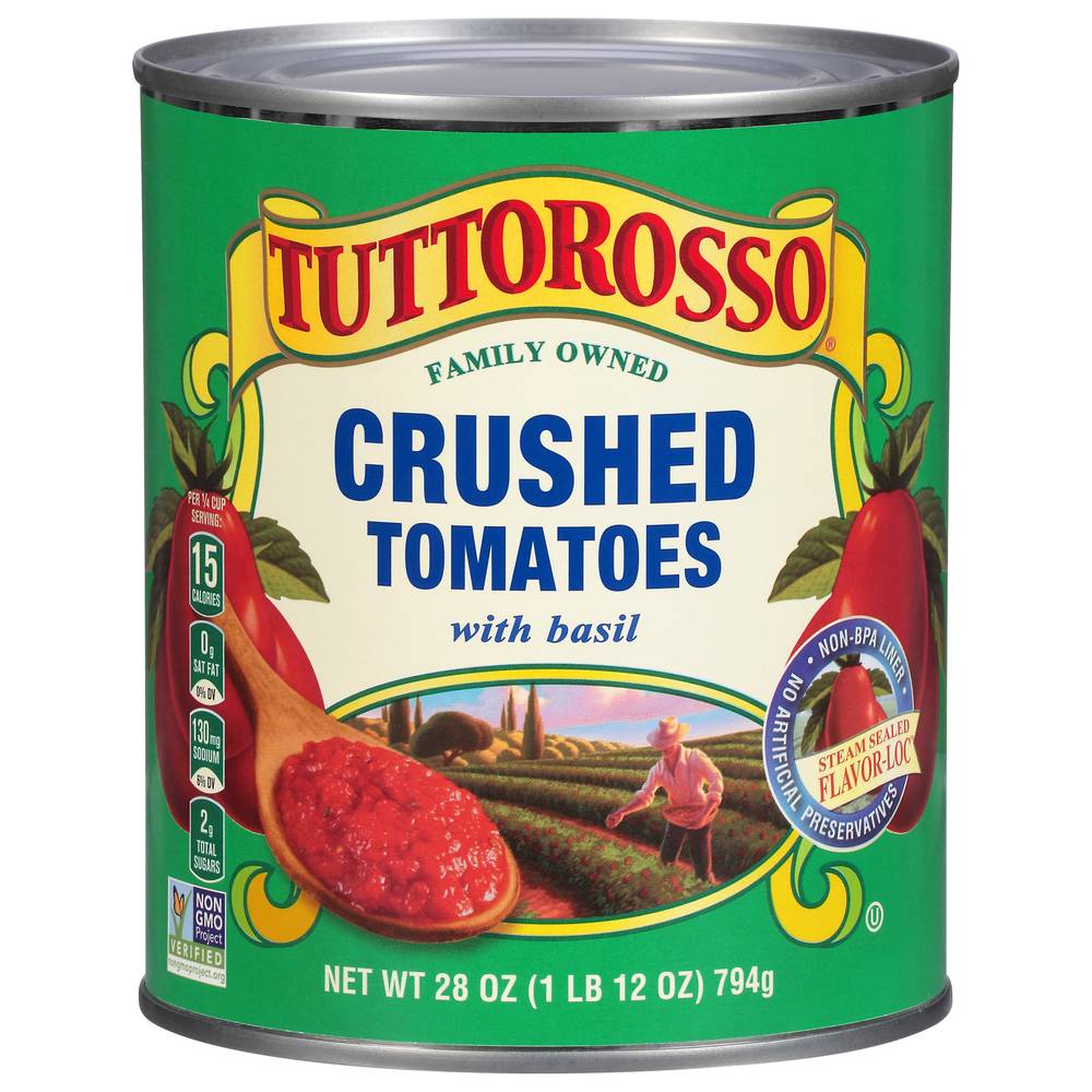 Tuttorosso Crushed Tomatoes With Basil (1.75 lbs)