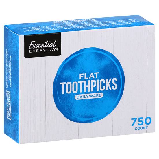 Essential Everyday Flat Toothpicks (750 ct)