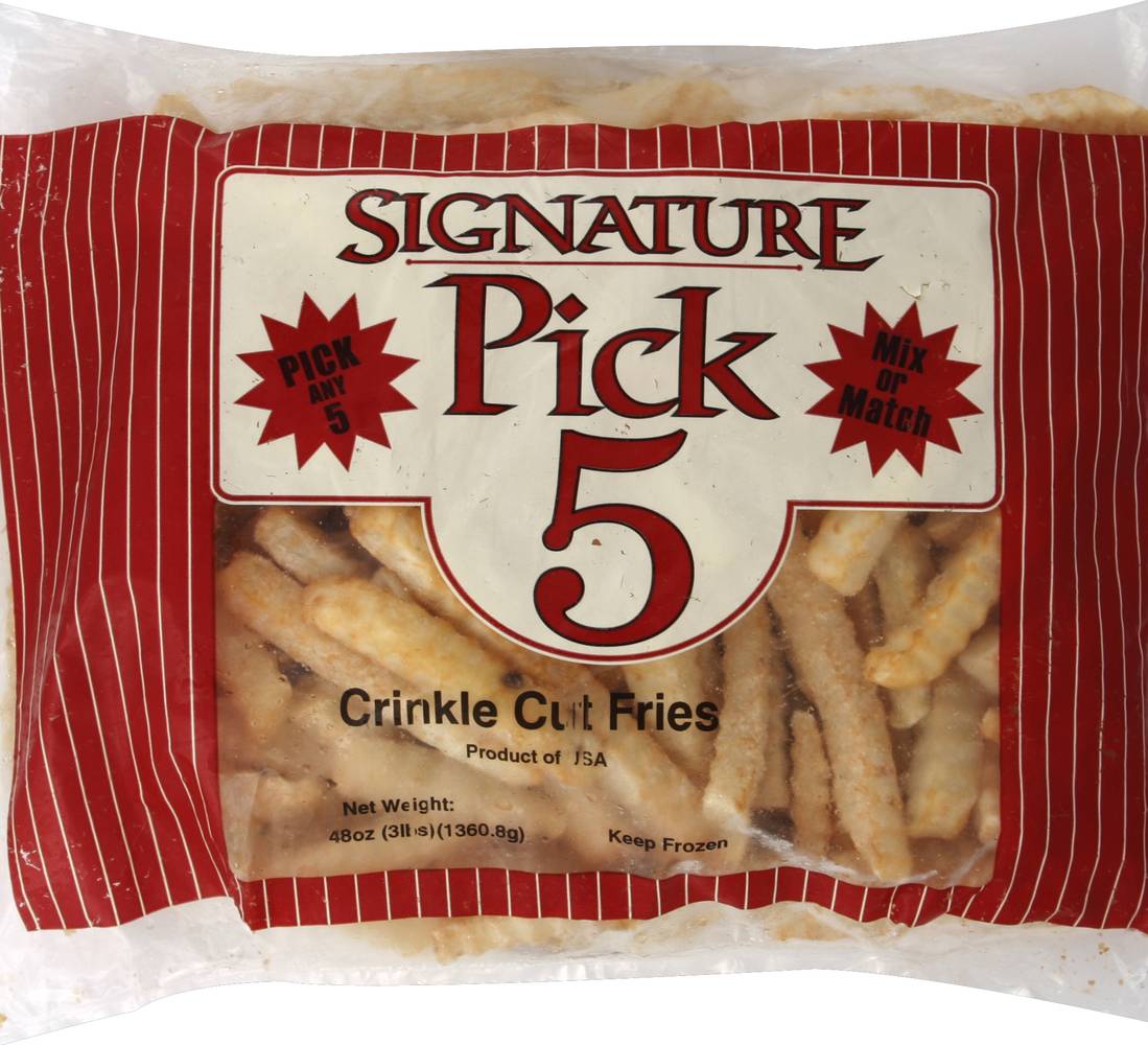 Signature Pick 5 Crinkle Cut Fries (3 lbs)