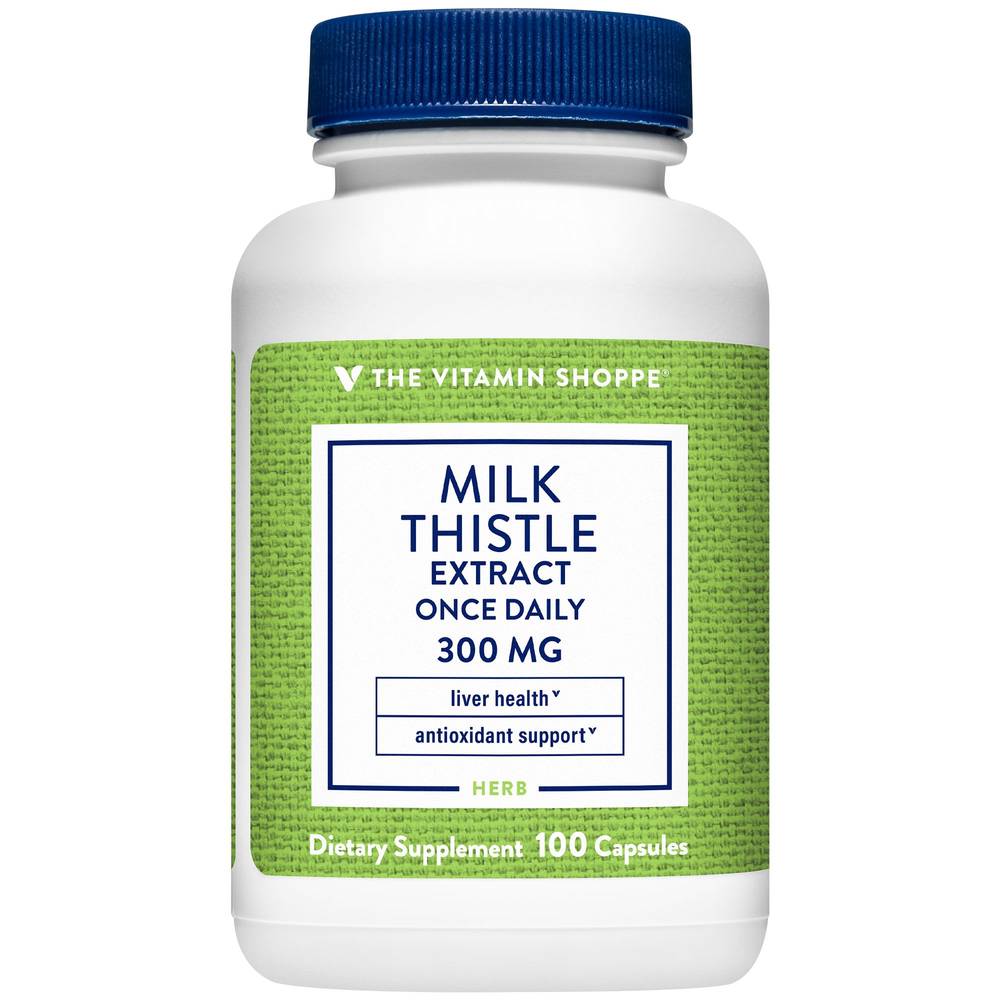 The Vitamin Shoppe Milk Thistle Extract 300 mg Capsules