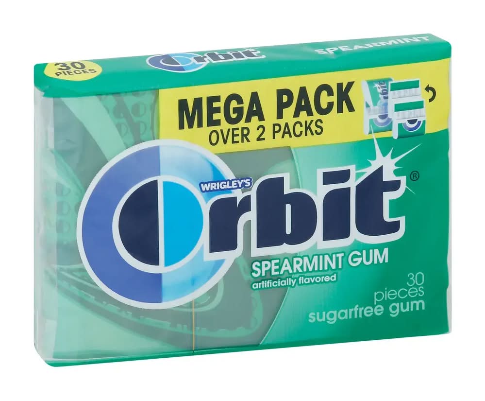 Wrigley's Orbit Spearmint Mega Pack Gum