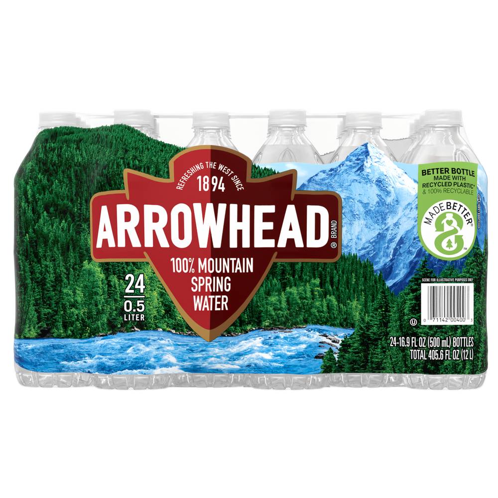 Arrowhead Spring Water (24 x 16.9 fl oz)