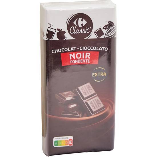 Carrefour Classic' - Extra tablettes de chocolat noir
