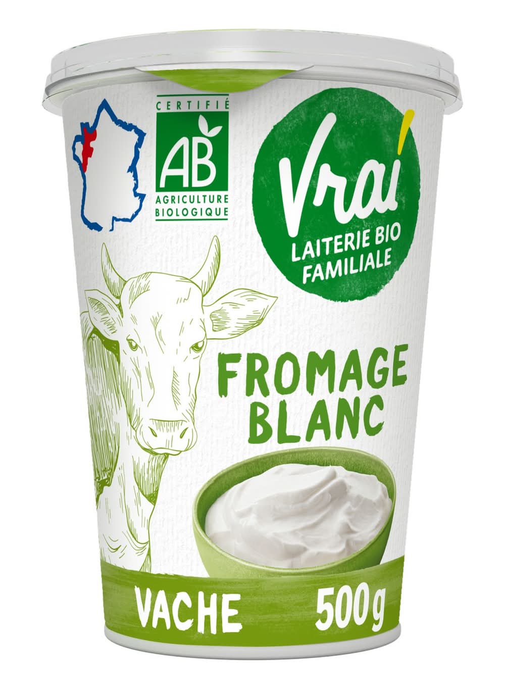 Vrai - Fromage blanc (500g)