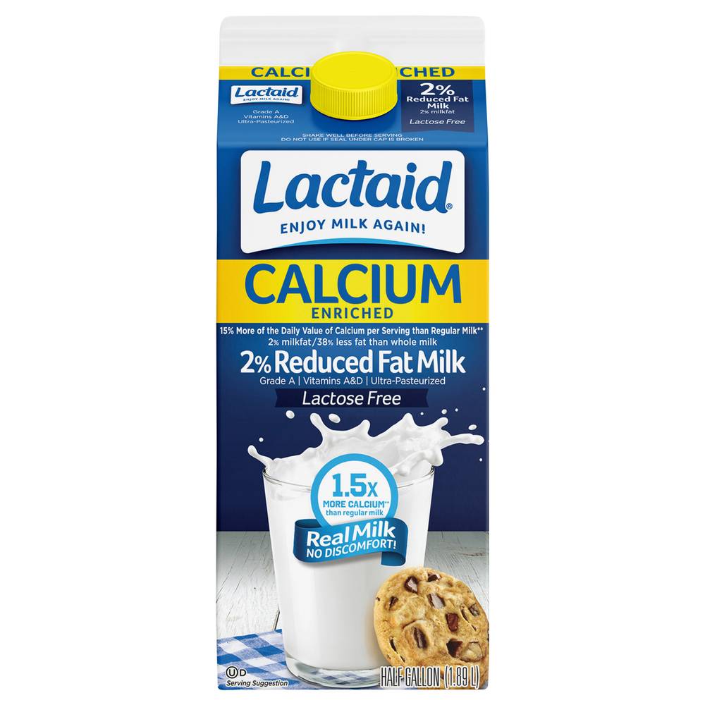 Lactaid 2% Reduced Fat Milk (1.89 L)