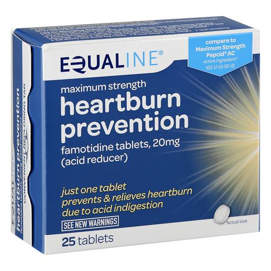 Equaline Maximum Strength Heartburn Prevention 20 mg Tablets (25 ct)