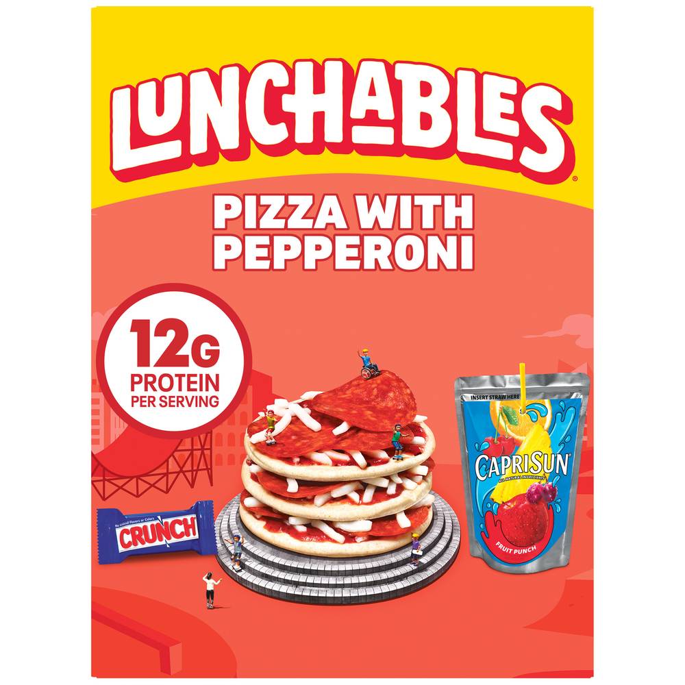 Lunchables Pizza With Pepperoni Capri Sun & Crunch Lunch Combinations (4.7 oz)