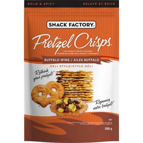 Snack Factory Pretzel Crisps Buffalo Wings (200 g)