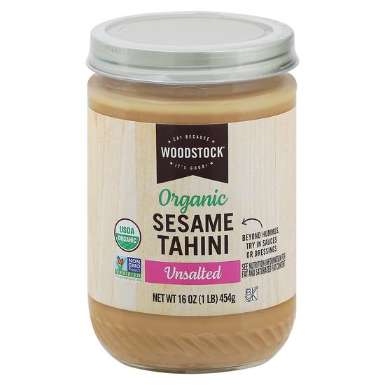 Woodstock Organic Unsalted Sesame Tahini