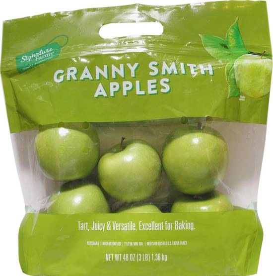 Order Signature Farms · Granny Smith Apples (3 lbs) food online from Safeway store, Eureka on bringmethat.com