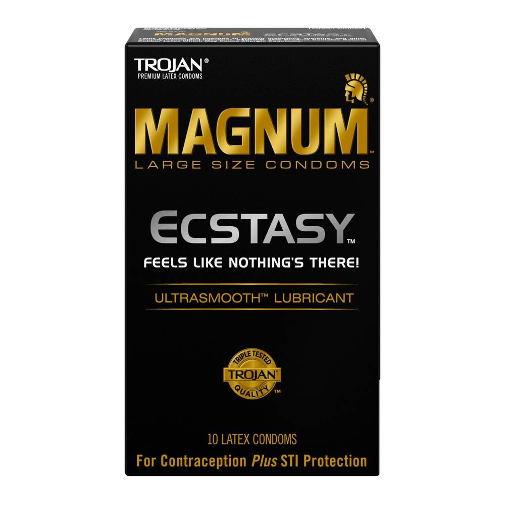 Trojan Magnum Ecstasy Latex Condoms (10 ct)