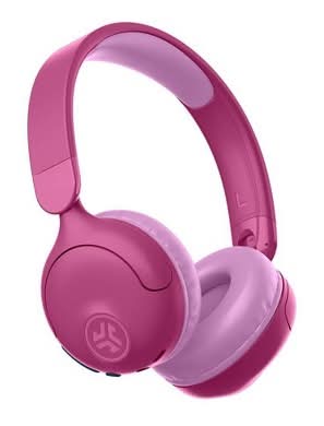 JLab Buddies Pop Bluetooth Wireless Kids' Headphones, Pink