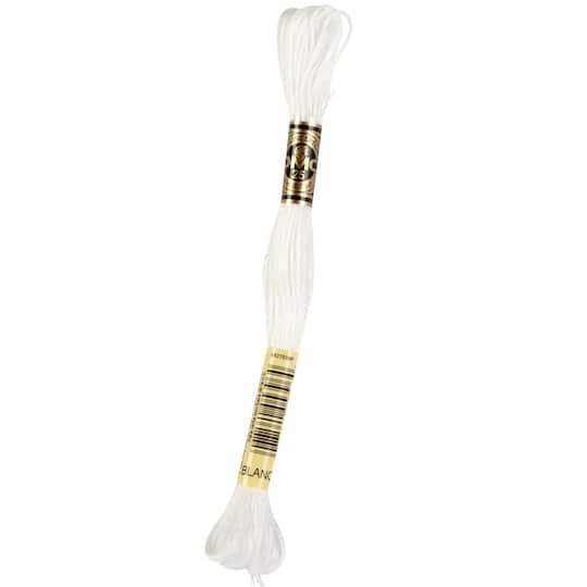 DMC Strand Cotton Embroidery Floss, 8 m, Blanc