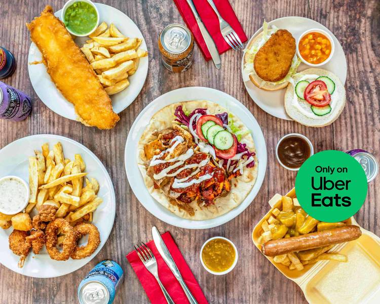 Order The Jolly Roger Fish Bar Menu & Prices Kingsmead Delivery