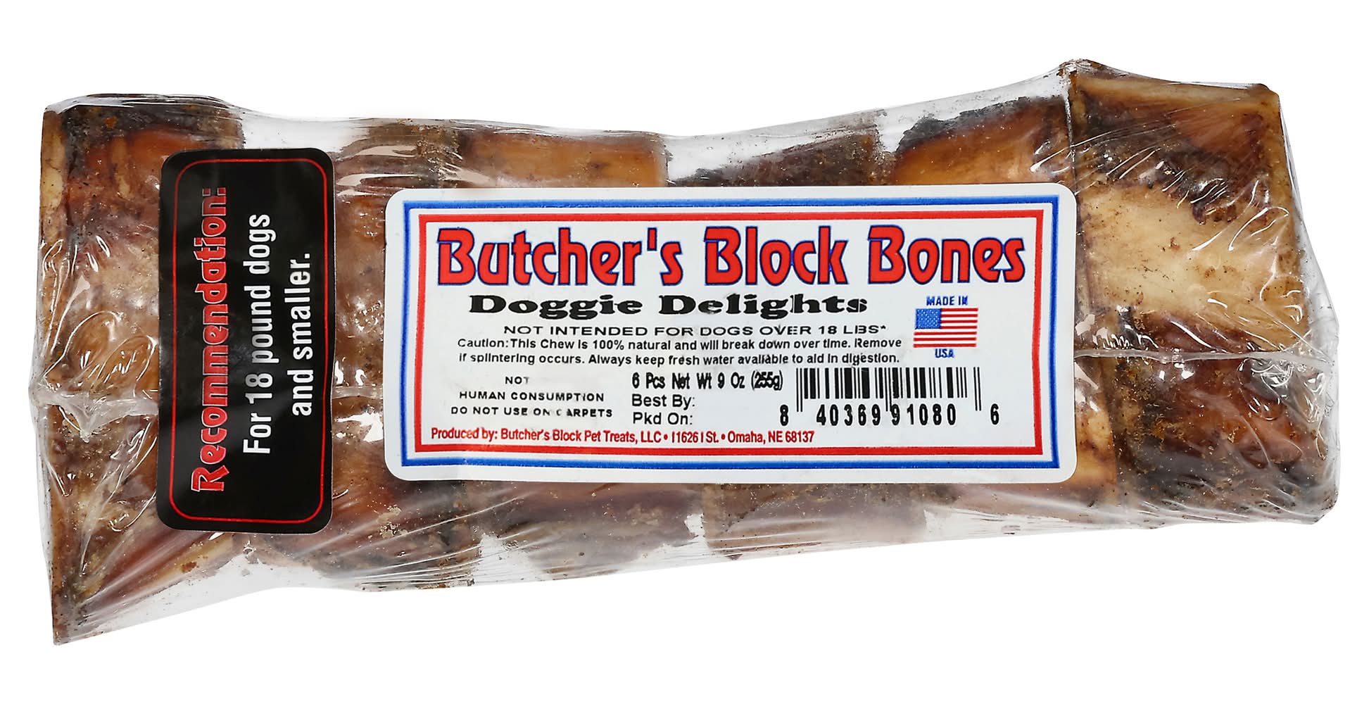 Butcher's Block Doggie Delights Chews (9 oz, 6 ct)