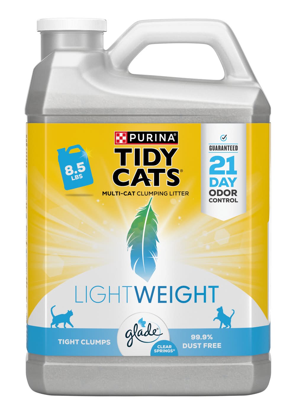 Purina Tidy Cats Light Weight Glade Clear Springs Multi Cat Clumping Litter (8.5 lbs)