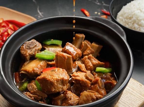 黄焖排骨米饭 Yang's Braised Pork Ribs Rice