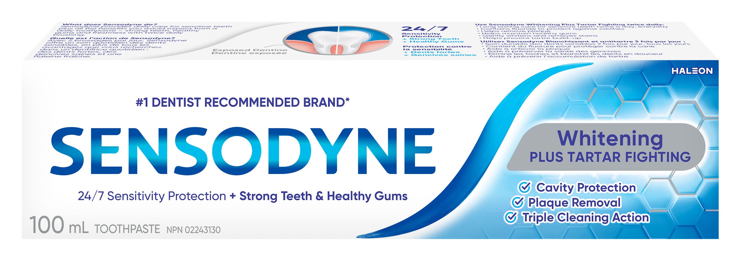 Sensodyne Whitening Plus Tartar Fighting Toothpaste (100 ml)