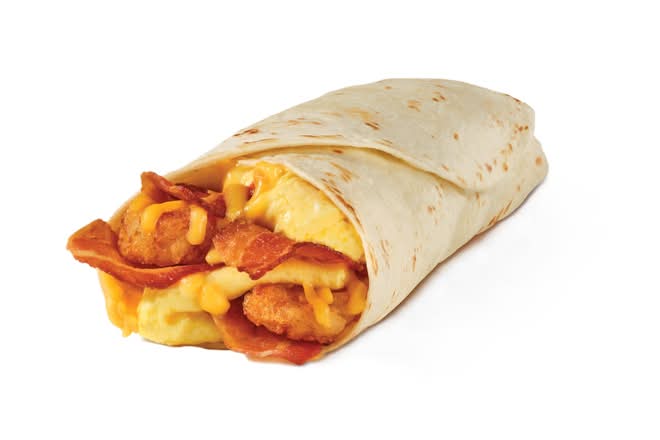 Bacon Beast Homestyle Breakfast Burrito