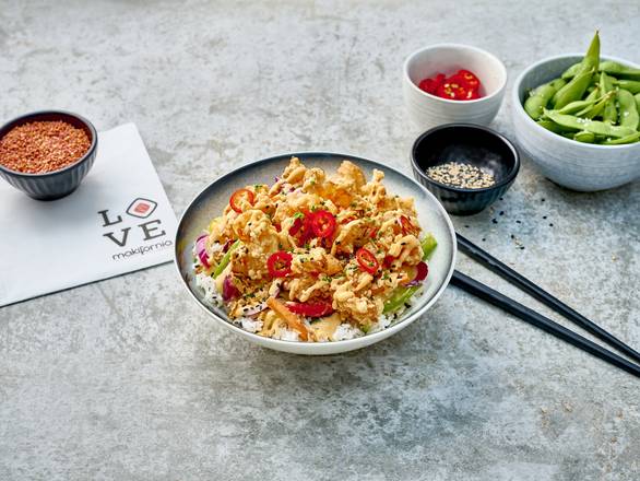 Donburi PopCorn Shrimp