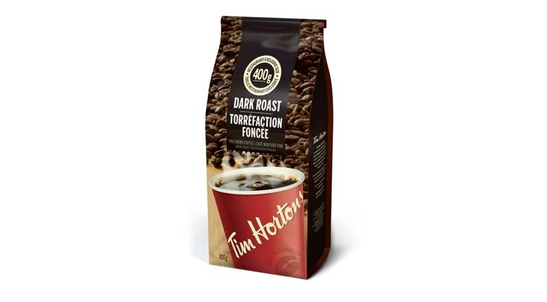 Sac de 400 g de café de torréfaction foncée