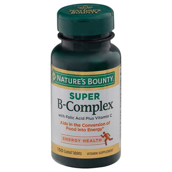 Nature's Bounty Vitamin B-Complex Coated Tablets ( 150 ct )