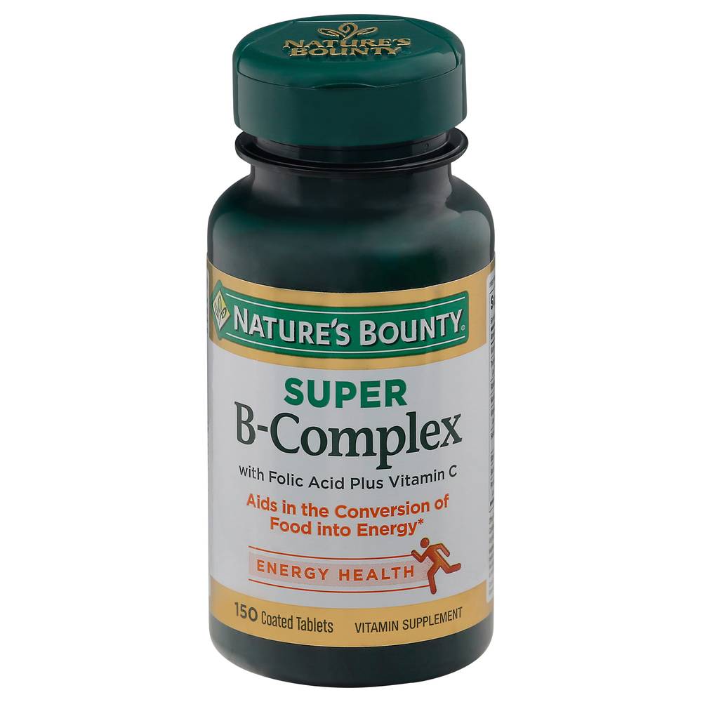 Nature's Bounty Vitamin B-Complex Coated Tablets ( 150 ct ) (4.8 oz)