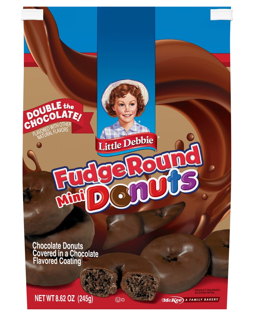 Little Debbie Fudge Round Mini Chocolate Donuts (8.7 oz)