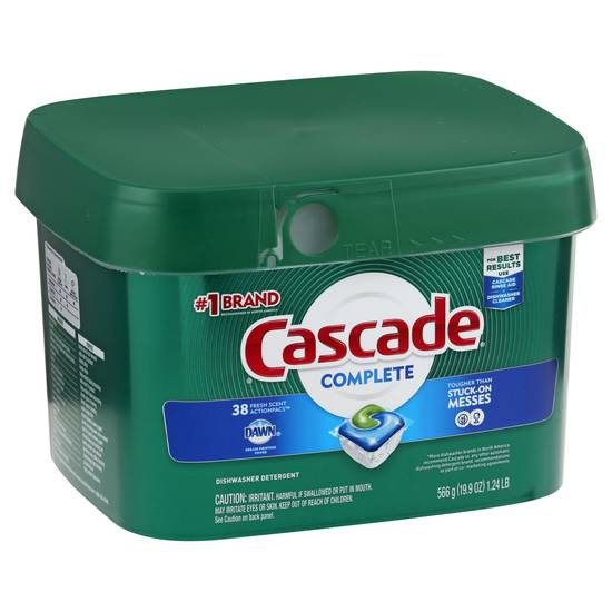 Cascade Complete Actionpacs Fresh Scent Dishwasher Detergent