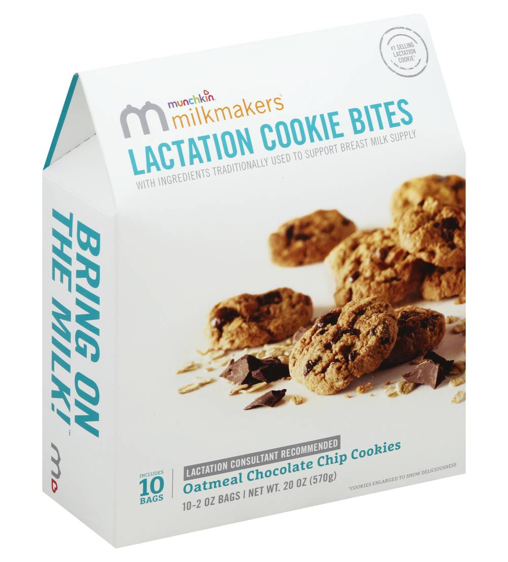 Munchkin Oatmeal Chocolate Chip Lactation Cookie Bite (20 oz, 10 ct)