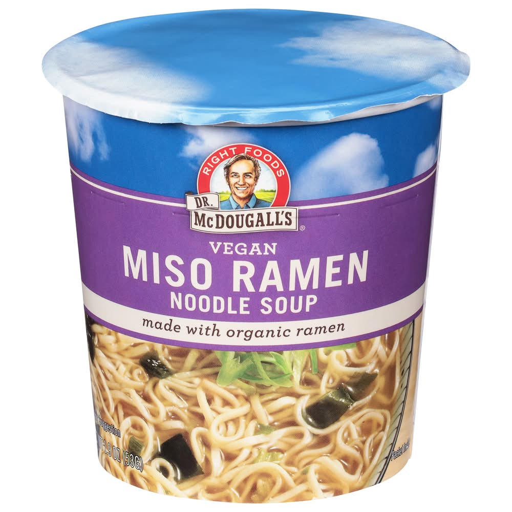 Dr. McDougall's Vegan Miso Ramen Noodle Soup (1.9 oz)