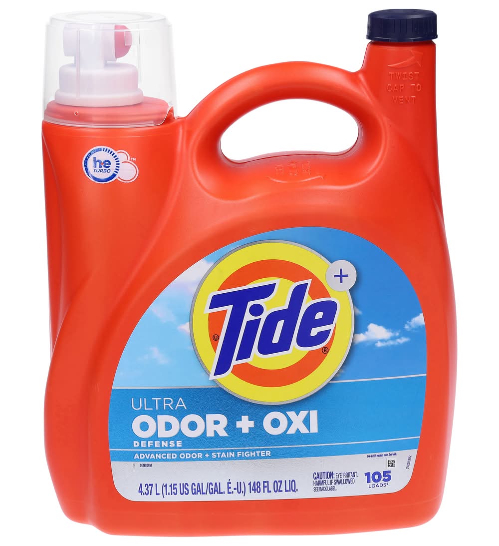 Tide Laundry Detergent Liquid 105 Loads (148 oz)