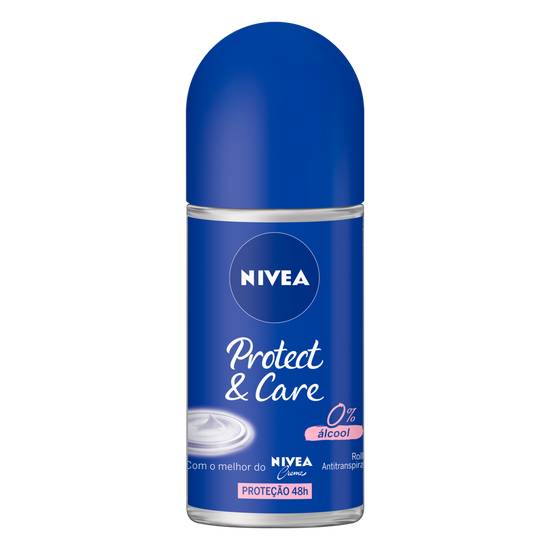 Nivea desodorante antitranspirante roll on protect & care (50ml)
